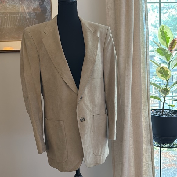 Vintage Doncaster Suede Blazer - Tan - Picture 2 of 10